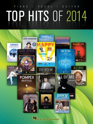 cover image of Top Hits of 2014 Songbook